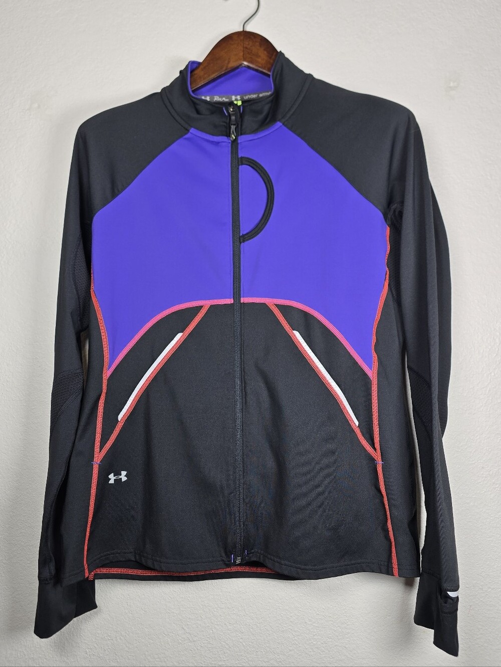 Under Armour ColdGear Full Zip Running Jacket Size L